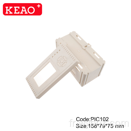 Boîtiers électroniques en plastique boîte de jonction à montage en surface boîtier électronique Din Rail électronique ip54 158*79*75mm